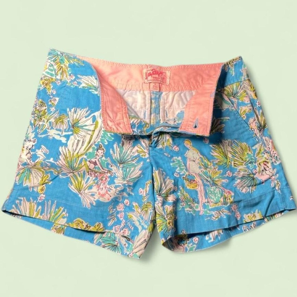 Lily Pulitzer Originals Jungle Glam Toile Print Shorts